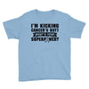 I Am Kicking Cancers Butt Whats Your Superpower? Youth Tee