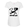 i'm not cat Maternity Scoop Neck T-shirt
