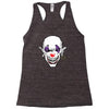 evil clown Racerback Tank