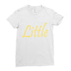 little (2) Ladies Fitted T-Shirt