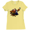 just a viking and his horse Ladies Fitted T-Shirt