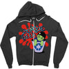 zombie geek Zipper Hoodie