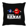 Finding Da Wae Shirt - Ugandan Knuckles Shirt Throw Pillow