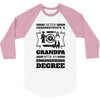 Never Underestimate A Grandpa With An Engineering Degree 3/4 Sleeve Shirt