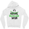 its marching band season green Zipper Hoodie