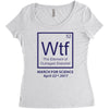 wtf outraged disbelief Women's Triblend Scoop T-shirt