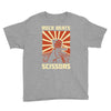 rock beat scissors Youth Tee