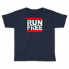 free running parkour run free Toddler T-shirt