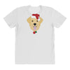 golden retriever dog with red santa's hat All Over Women's T-shirt