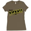 i'm so kick ass t shirt cool awesome epic tee funny Ladies Fitted T-Shirt