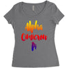 Alpha Omicson Pi Women's Triblend Scoop T-shirt