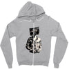 stereo head Zipper Hoodie