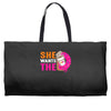 She Wants The D - Dunkin Donuts Weekender Totes
