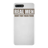 real men hunt for their food father's day hunting fishing funny iPhone 7 Plus Case
