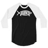 darwin'   fish 3/4 Sleeve Shirt