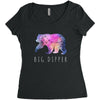 Big Dipper with Galaxy Women's Triblend Scoop T-shirt