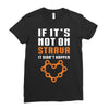 if it's not on strava it didn't happen Ladies Fitted T-Shirt