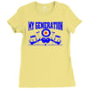 sixties homage Ladies Fitted T-Shirt