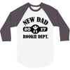 rookie new dad 2017 3/4 Sleeve Shirt