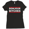 bonjour bitches Ladies Fitted T-Shirt