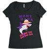 Mommy Shark -Shark Do Do Do Women's Triblend Scoop T-shirt