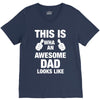 new daddy christmas funny V-Neck Tee