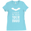 i vant to suck your boob Ladies Fitted T-Shirt