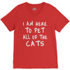 cat V-Neck Tee