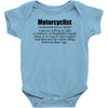motorcyclist Baby Onesie