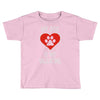 my dog is my valentine Toddler T-shirt