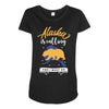 alaska is calling and i must go Maternity Scoop Neck T-shirt