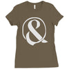 of mice and men ampersanarchy2 Ladies Fitted T-Shirt