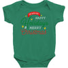we wish you happy holidays &amp; merry christmas Baby Bodysuit