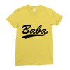 baba (2) Ladies Fitted T-Shirt