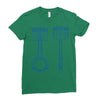 sketch of piston Ladies Fitted T-Shirt