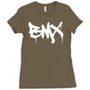 bmx graffiti Ladies Fitted T-Shirt