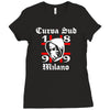 curva sud milano Ladies Fitted T-Shirt
