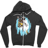 frozen banana Zipper Hoodie