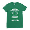 Never Underestimate The Strength Of A Liver Cancer Warrior Ladies Fitted T-Shirt
