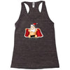 funny flashing naked nude christmas santa claus Racerback Tank