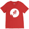 moon alien predator V-Neck Tee