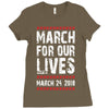 March For Our Lives Ladies Fitted T-Shirt