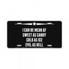 Super January Girl License Plate