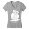 pinup predator Women's V-Neck T-Shirt