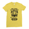 Life After Death Mess With My Mom Ladies Fitted T-Shirt