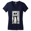 man Women's V-Neck T-Shirt