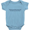 dumb people Baby Bodysuit