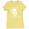 pull me, i'll blow your mind Ladies Fitted T-Shirt