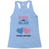 Pink or Blue - We Will Love You! Racerback Tank
