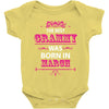 The Best Grammy Was Born In March Baby Onesie